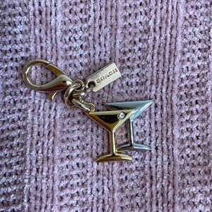 Champagne Bag Charm by Coach NWOT